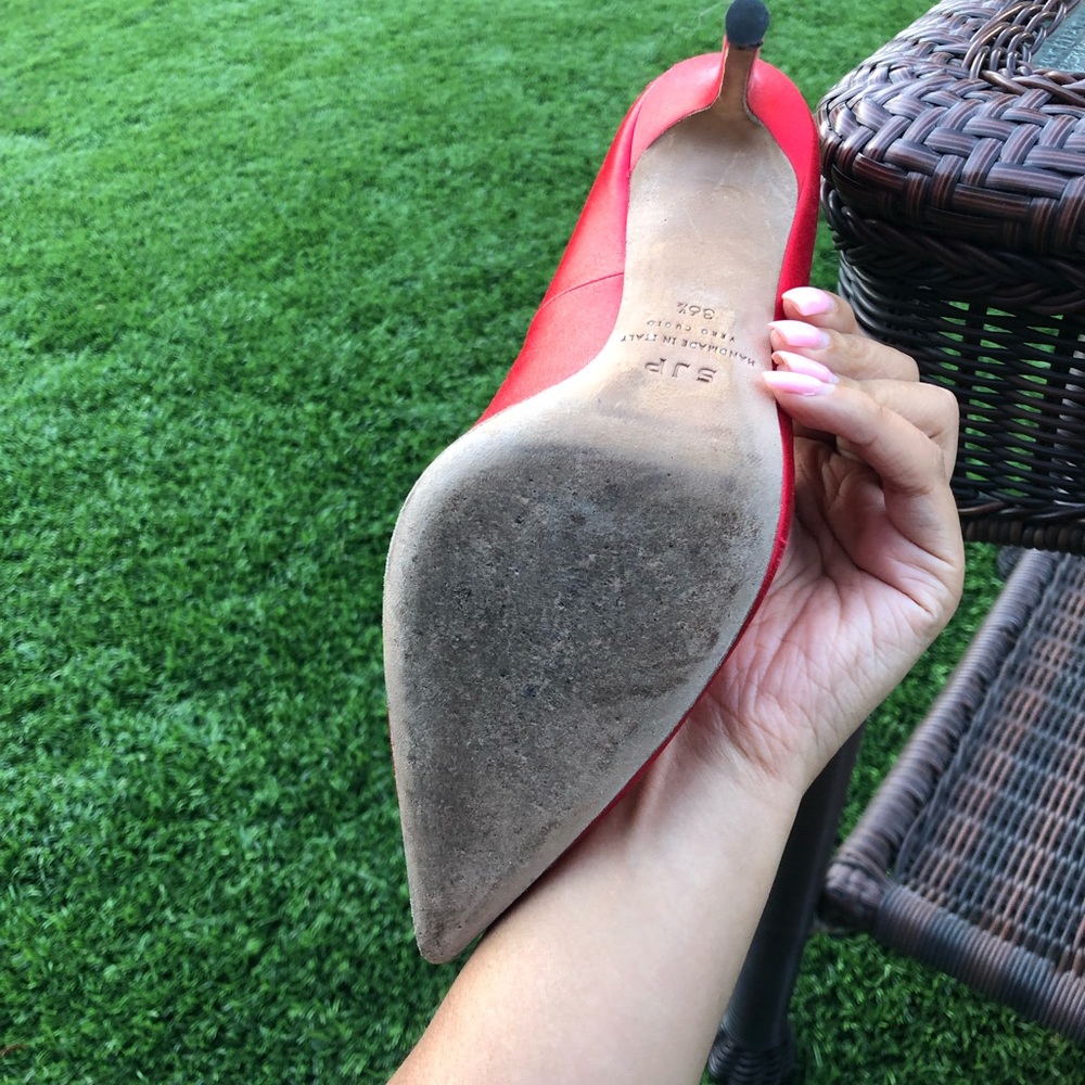 SJP Fawn Classic Red Pump - Picture 5 of 5